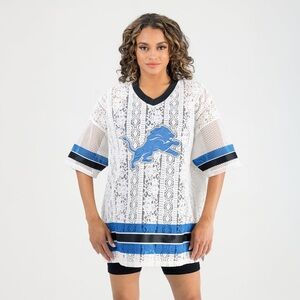 Women's Gameday Couture SOHO Detroit Lions lace jersey